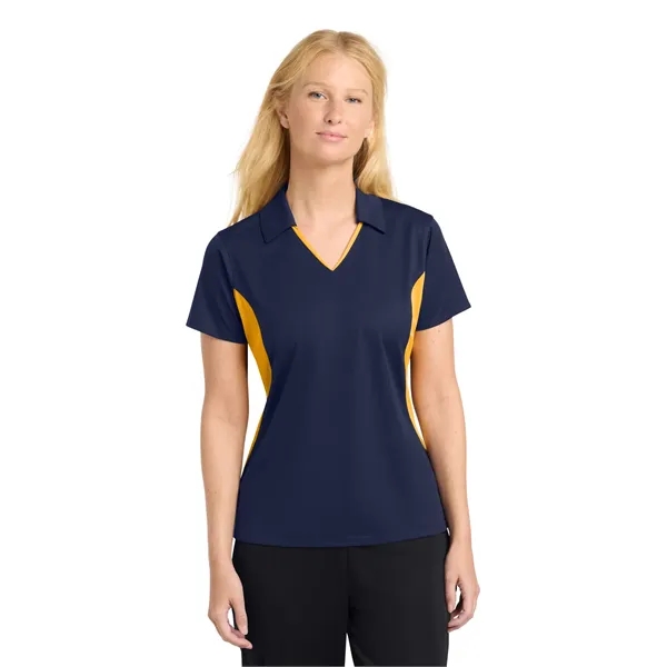 Sport-Tek Ladies Side Blocked Micropique Sport-Wick Polo.... from ASI 84863 SanMar