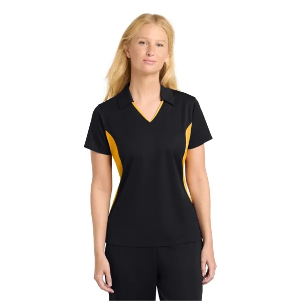 Sport-Tek Ladies Side Blocked Micropique Sport-Wick Polo.... from ASI 84863 SanMar