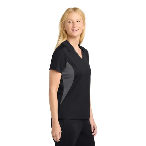Sport-Tek Ladies Side Blocked Micropique Sport-Wick Polo.... from ASI 84863 SanMar