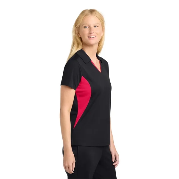 Sport-Tek Ladies Side Blocked Micropique Sport-Wick Polo.... from ASI 84863 SanMar