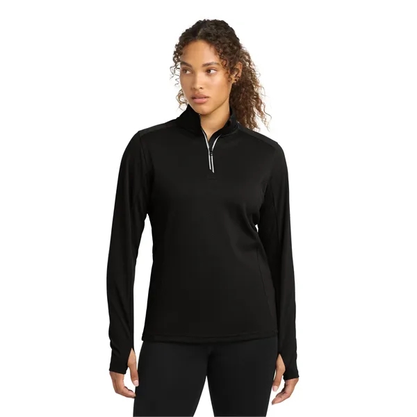 Sport-Tek Ladies Sport-Wick Textured 1/4-Zip Pullover.... from ASI 84863 SanMar