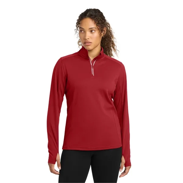 Sport-Tek Ladies Sport-Wick Textured 1/4-Zip Pullover.... from ASI 84863 SanMar