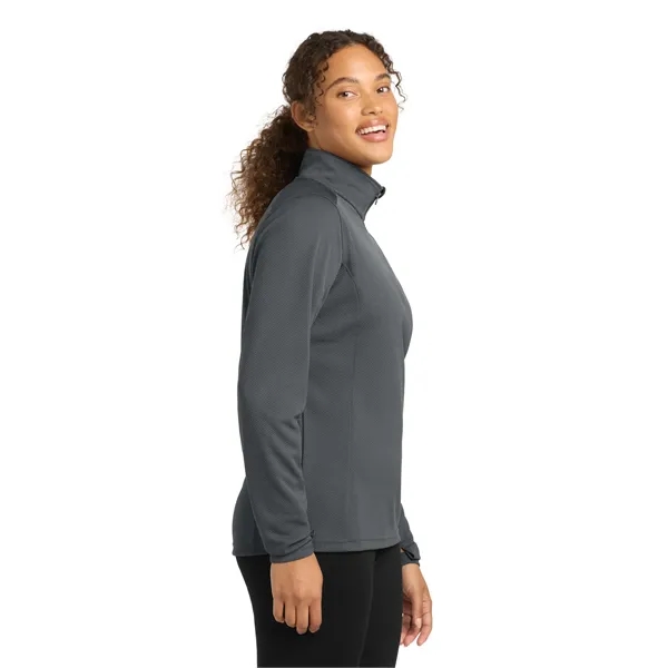 Sport-Tek Ladies Sport-Wick Textured 1/4-Zip Pullover.... from ASI 84863 SanMar
