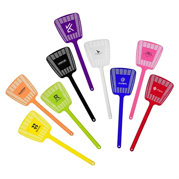 5.24" x 16.25" plastic flyswatter in assorted colors.... from ASI 63549 Jornik Manufacturing Corp