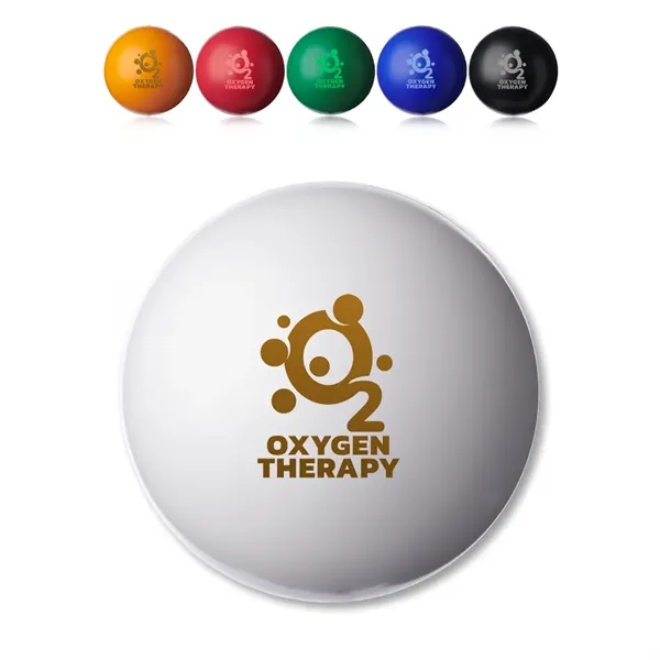 3.5" round stress ball made of PU foam material.... from ASI 39552 BEL Promo
