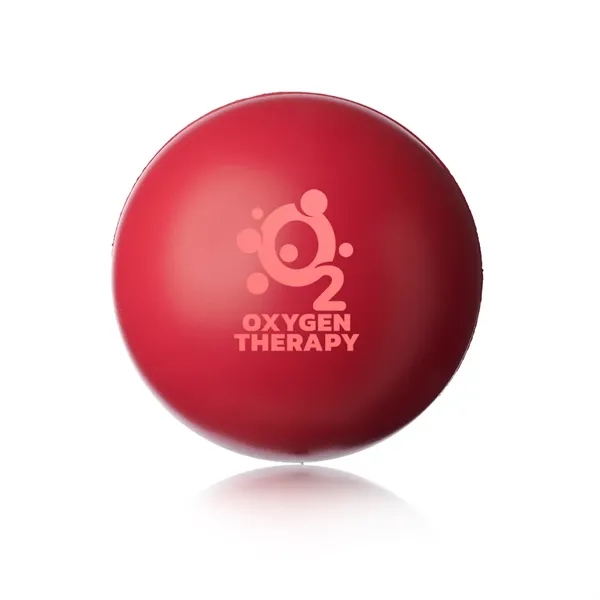 3.5" round stress ball made of PU foam material.... from ASI 39552 BEL Promo