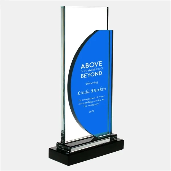 Honor corporate excellence and celebrate milestone achievements with this Half Moon... from ASI 47791 Best Deal Awards