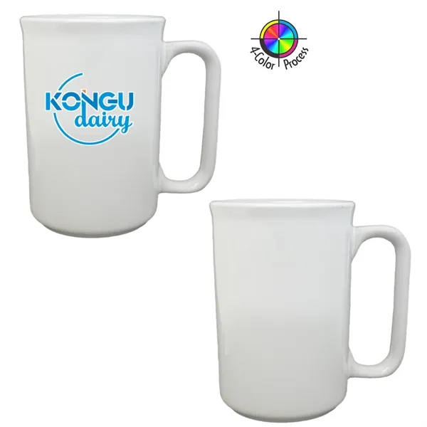 11oz Covington Mug with square handle. Available in spot color and... from ASI 80093 Pyrographics / Pyrographics Line