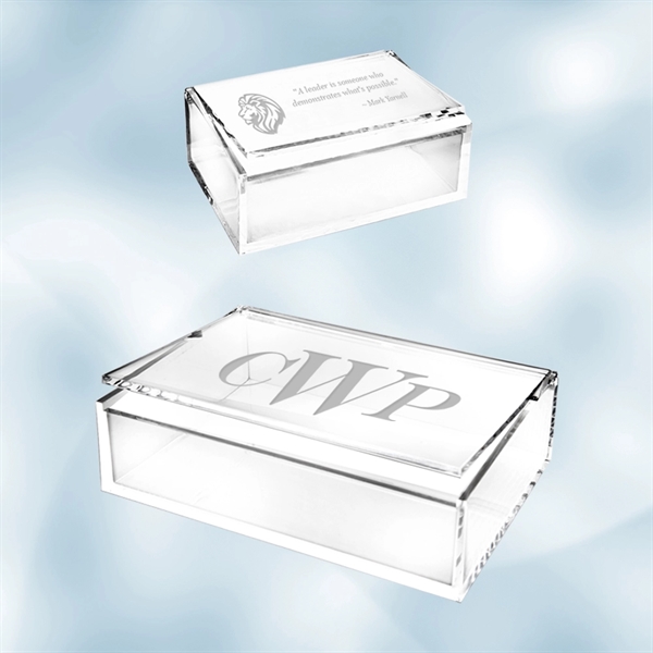 Multi-purpose acrylic box for storing supplies, notes, accessories, and more can... from ASI 47791 Best Deal Awards