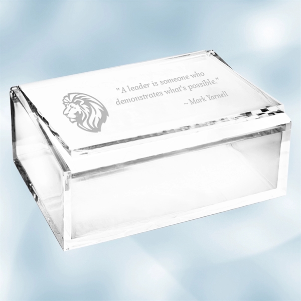 Multi-purpose acrylic box for storing supplies, notes, accessories, and more can... from ASI 47791 Best Deal Awards