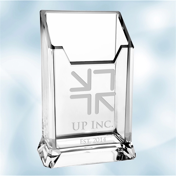 Pen or pencil holder made of acrylic measures 5" x 3.33"... from ASI 47791 Best Deal Awards