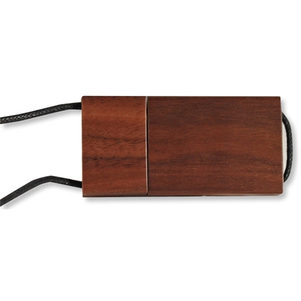 Portable data storage goes organic with this wood lanyard flash drive!... from ASI 93131 US Flash & Technologies LLC