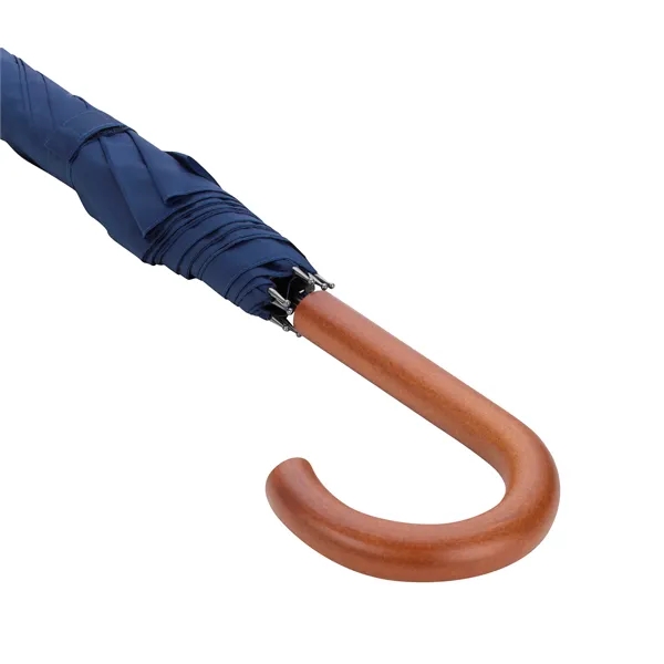 Shed Rain™ 48" Wood-Handled Auto-Open Stick Umbrella... from ASI 40480 Koozie Group