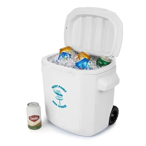 Coleman® 28 Qt. Wheeled Cooler... from ASI 40480 Koozie Group