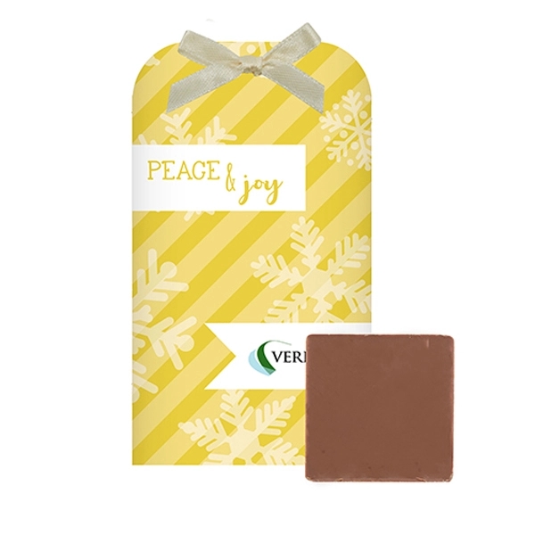 Belgian Milk Chocolate Bar Stocking Stuffer - .5 oz. Item Size:... from ASI 71685 Midnite Snax®