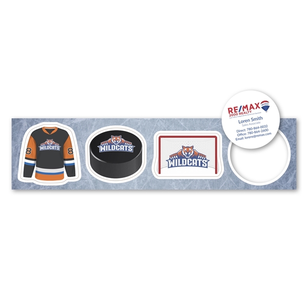 Set of 4 pop-out magnets with hockey theme.... from ASI 68507 The Magnet Group / Magnet LLC™