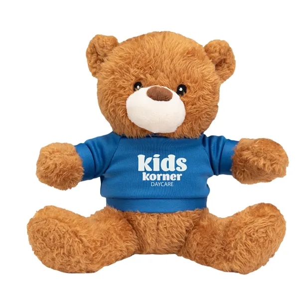 6" soothing teddy bear filled with flaxseed and cotton; can be... from ASI 61125 Hit Promotional Products / Hit®