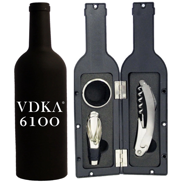 Wine set tools in a plastic bottle container.... from ASI 36988 Artek USA Inc / Artek™