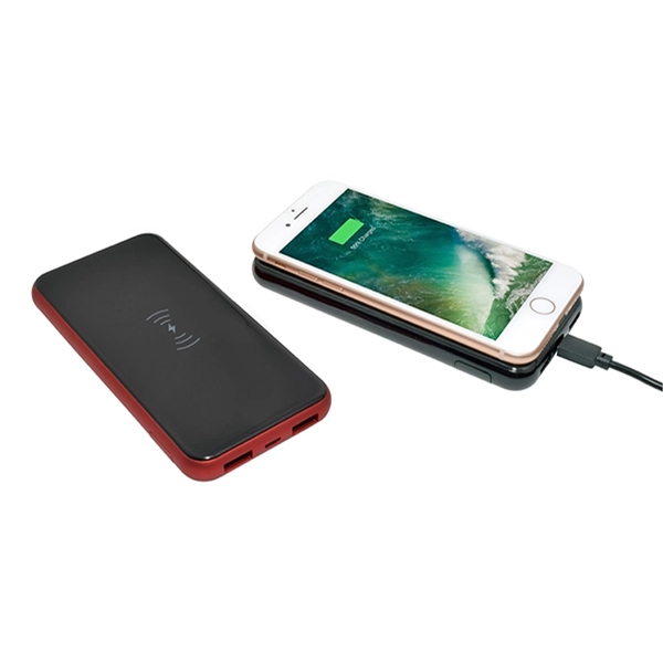 Qi Wireless Charging Power Bank - Cord-Free Mobile Power Qi Power... from ASI 93131 US Flash & Technologies LLC