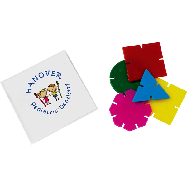 GeoPuzzle five-piece puzzle polybagged with translucent zipper case and card.... from ASI 63549 Jornik Manufacturing Corp / Jornik
