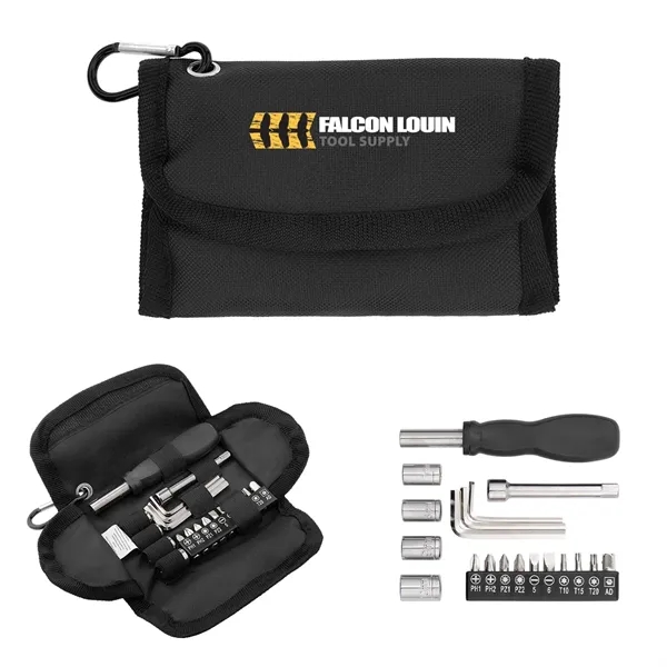 19-piece tool set with rPET case.... from ASI 61125 Hit Promotional Products / Hit®