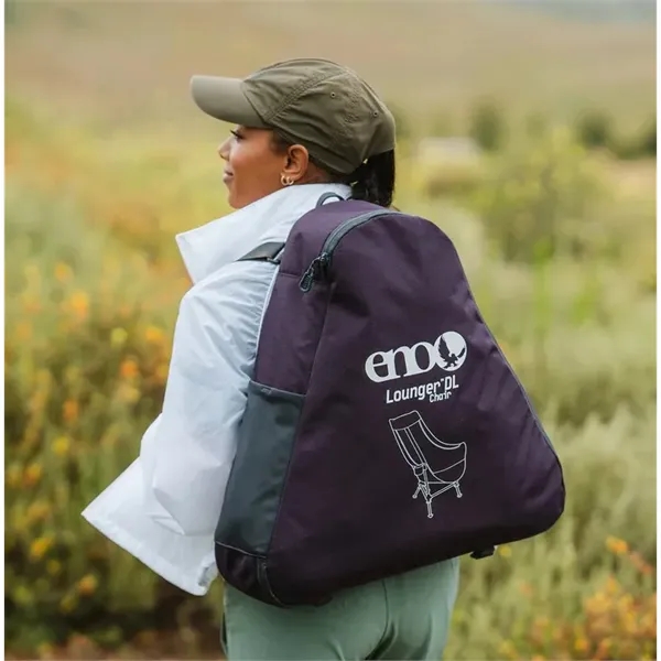 Adjustable, portable camp chair with pillow, cup holder, and backpack-ideal for... from ASI 72657 Active Life Promo / Apres Ski Active Life