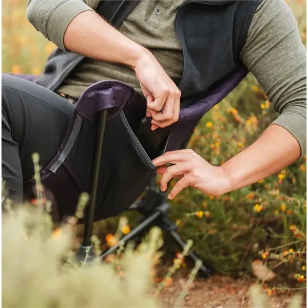 Adjustable, portable camp chair with pillow, cup holder, and backpack-ideal for... from ASI 72657 Active Life Promo / Apres Ski Active Life