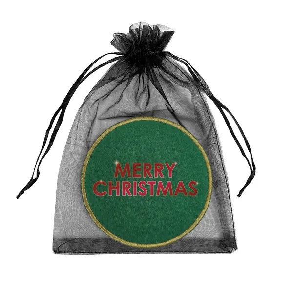 Polyester Felt coaster with metallic stitched edge border decorated with Direct... from ASI 90160 Suntex Industries