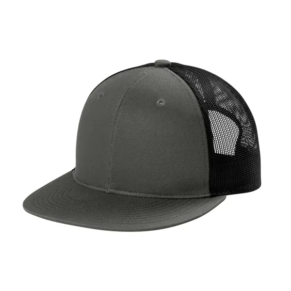 Durable 7-panel snapback cap with breathable mesh, flat bill, and custom... from ASI 72657 Active Life Promo / Active Life