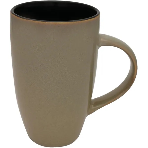 The hand-dipped sand Tranquil ceramic mug is fired in an oxidation... from ASI 71920 Moderne Glass Company Inc / Glass America®