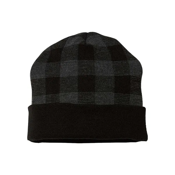 CAP AMERICA Plaid Knit with Cuff... from ASI 84358 S&S Activewear