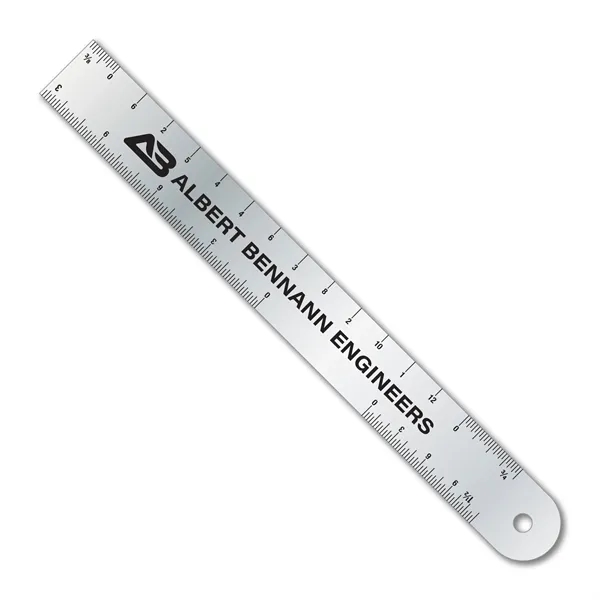 6.75" x .75" .020 stainless steel ruler w/ architect & engineer... from ASI 53430 Executive Line / Executive Line®