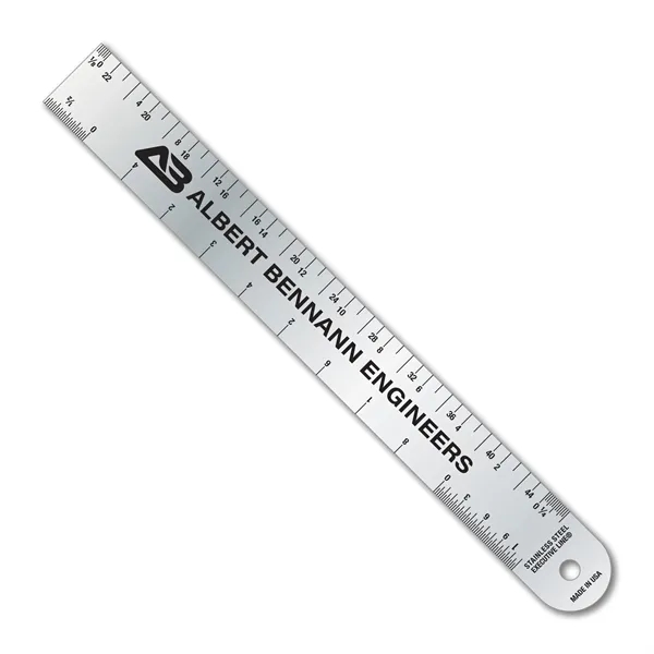 6.75" x .75" .020 stainless steel ruler w/ architect & engineer... from ASI 53430 Executive Line / Executive Line®