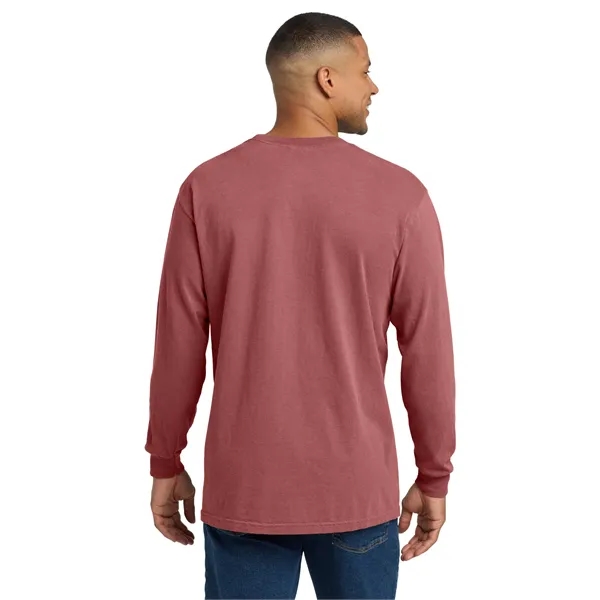 COMFORT COLORS Heavyweight Ring Spun Long Sleeve Pocket Tee.... from ASI 84863 SanMar