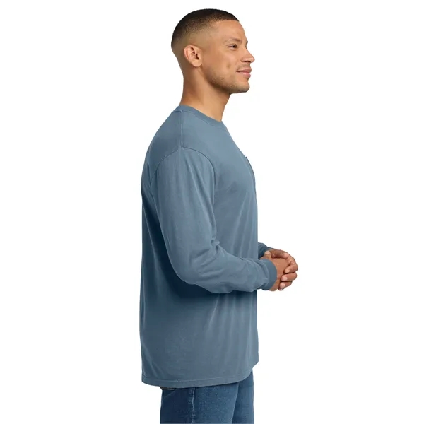 COMFORT COLORS Heavyweight Ring Spun Long Sleeve Pocket Tee.... from ASI 84863 SanMar