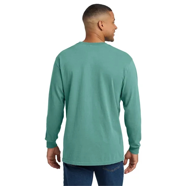 COMFORT COLORS Heavyweight Ring Spun Long Sleeve Pocket Tee.... from ASI 84863 SanMar