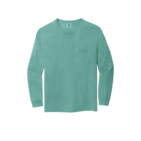 COMFORT COLORS Heavyweight Ring Spun Long Sleeve Pocket Tee.... from ASI 84863 SanMar