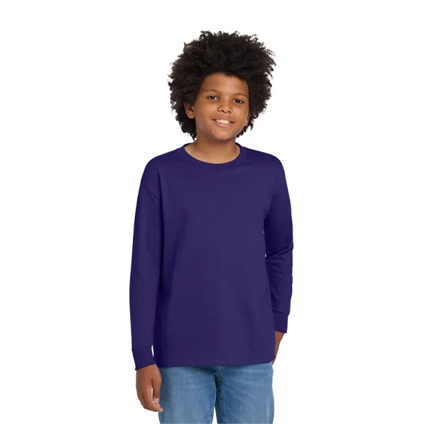 Gildan Youth Heavy Cotton 100% Cotton Long Sleeve T-Shirt.... from ASI 84863 SanMar