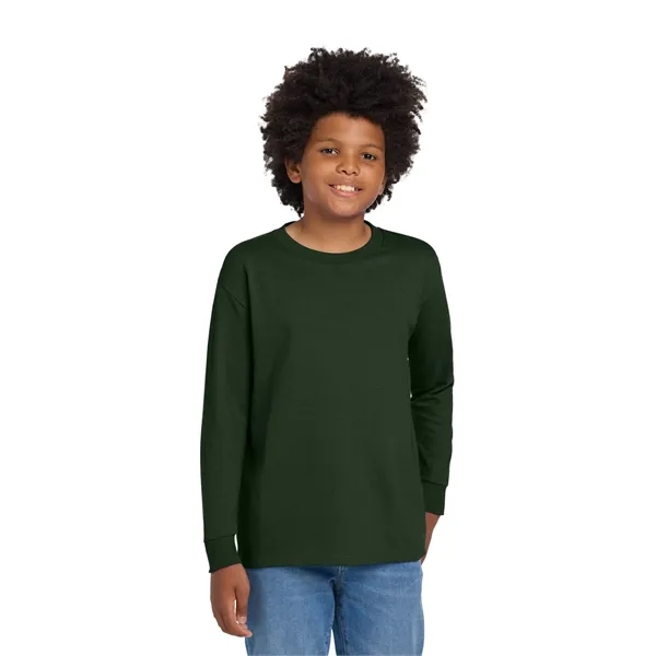 Gildan Youth Heavy Cotton 100% Cotton Long Sleeve T-Shirt.... from ASI 84863 SanMar