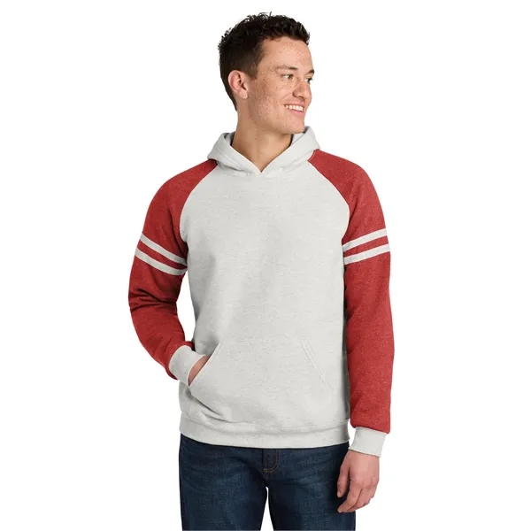 Jerzees Unisex NuBlend Varsity Colorblock Hooded Sweatshirt... from ASI 84863 SanMar