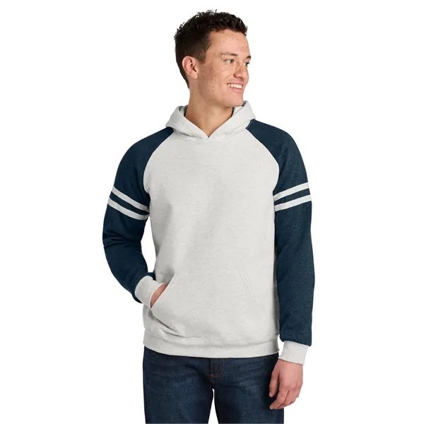 Jerzees Unisex NuBlend Varsity Colorblock Hooded Sweatshirt... from ASI 84863 SanMar