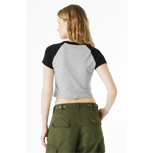 BELLA+CANVAS Women's Micro Rib Raglan Baby Tee... from ASI 84863 SanMar