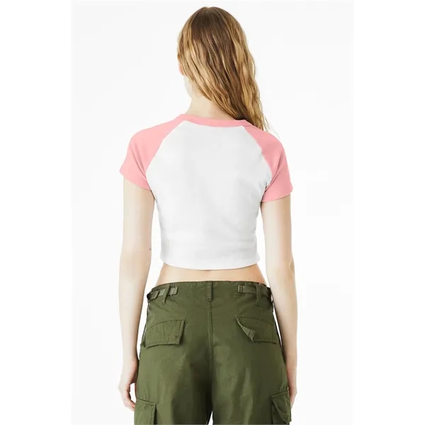 BELLA+CANVAS Women's Micro Rib Raglan Baby Tee... from ASI 84863 SanMar