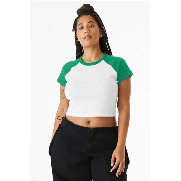 BELLA+CANVAS Women's Micro Rib Raglan Baby Tee... from ASI 84863 SanMar