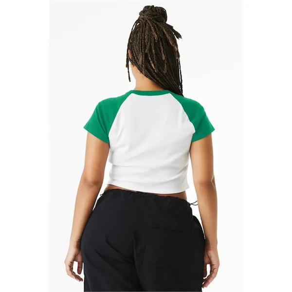 BELLA+CANVAS Women's Micro Rib Raglan Baby Tee... from ASI 84863 SanMar