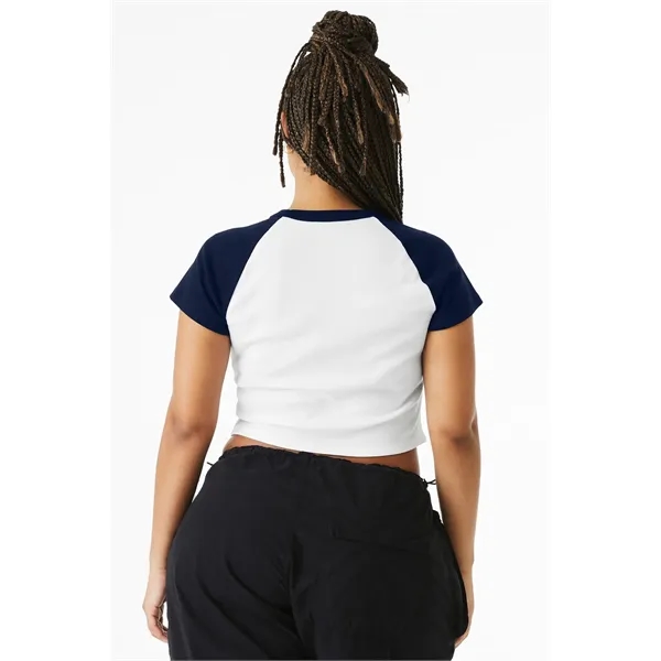 BELLA+CANVAS Women's Micro Rib Raglan Baby Tee... from ASI 84863 SanMar