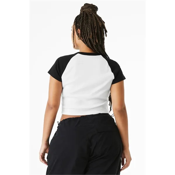 BELLA+CANVAS Women's Micro Rib Raglan Baby Tee... from ASI 84863 SanMar