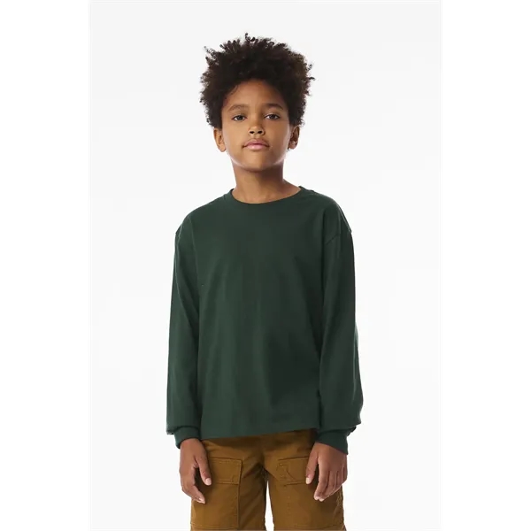 BELLA+CANVAS Youth 6-Ounce Heavyweight Long Sleeve Tee... from ASI 84863 SanMar