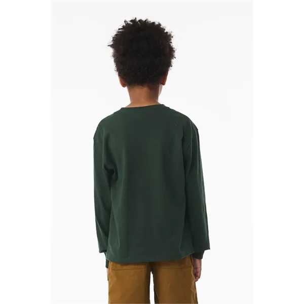 BELLA+CANVAS Youth 6-Ounce Heavyweight Long Sleeve Tee... from ASI 84863 SanMar