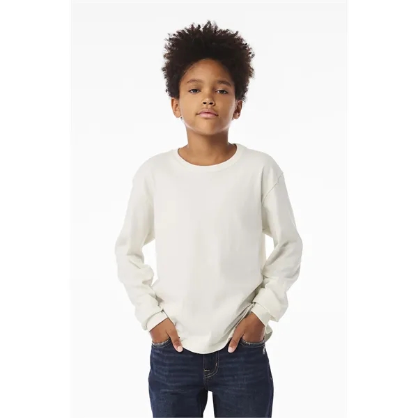 BELLA+CANVAS Youth 6-Ounce Heavyweight Long Sleeve Tee... from ASI 84863 SanMar